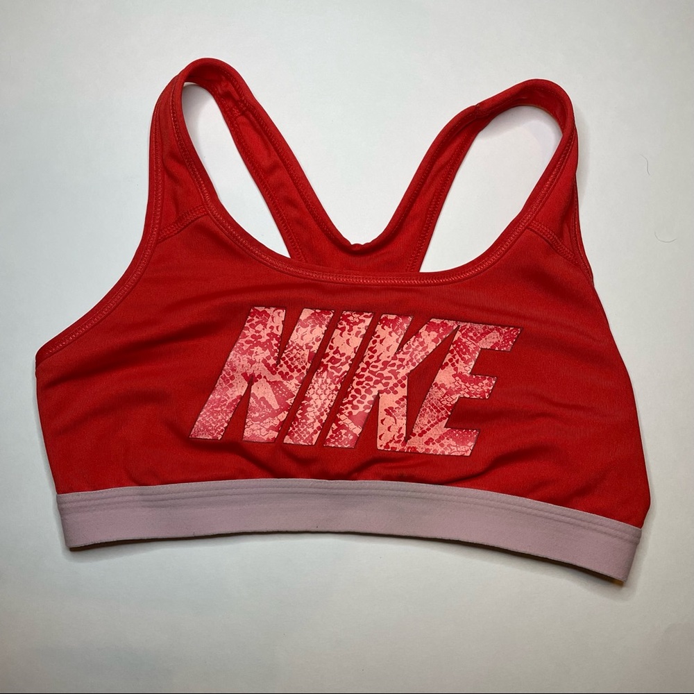 Red Nike Sports Bra